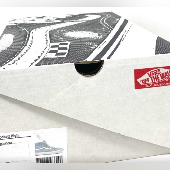 BRAND NEW- Vans Light Blue and White High-Top Sneakers - Picture 5 of 5